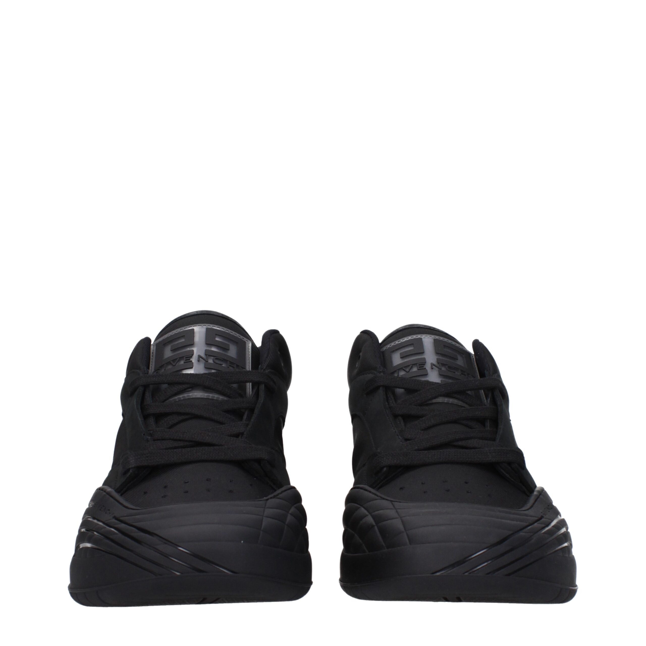 Givenchy Black Fabric Low Top Sneakers - Image 3