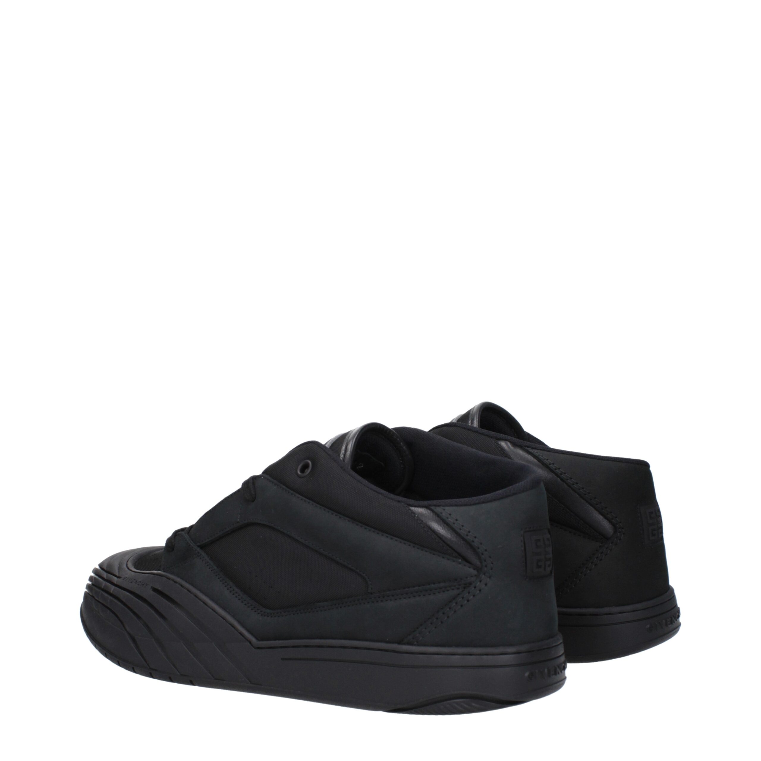 Givenchy Black Fabric Low Top Sneakers - Image 4