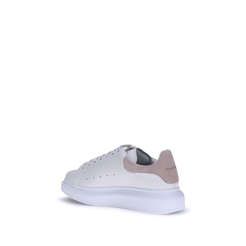 Alexander McQueen White Calf Leather Bos Taurus Platform Sneakers - Image 3