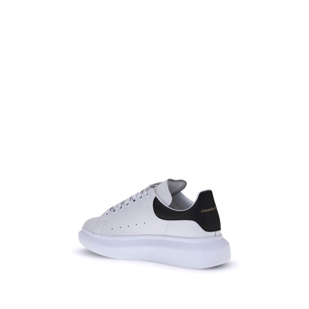 Alexander McQueen White Calf Leather Bos Taurus Platform Sneakers - Image 3