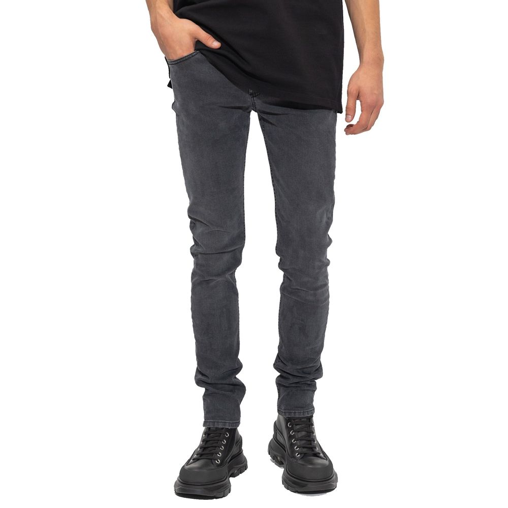 Alexander McQueen Black Cotton Skinny Jeans - Image 2