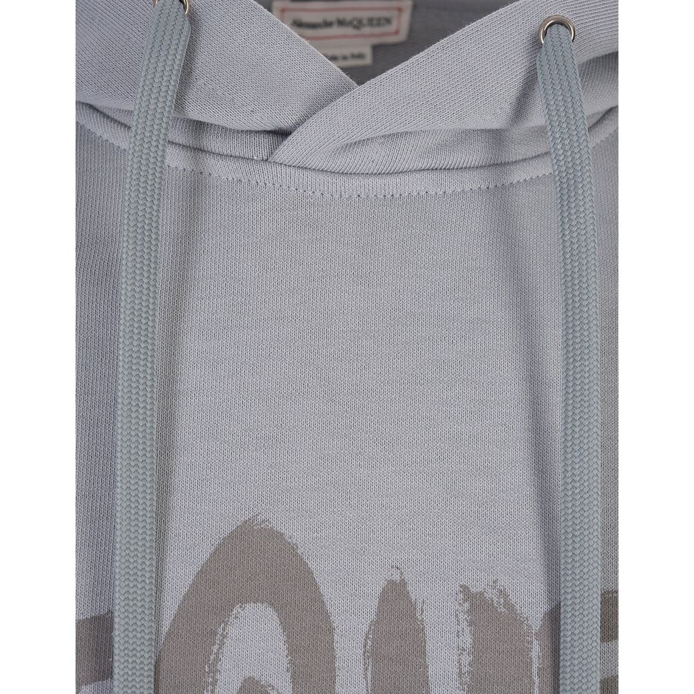 Alexander McQueen Gray Cotton Sweatshirt - Image 4