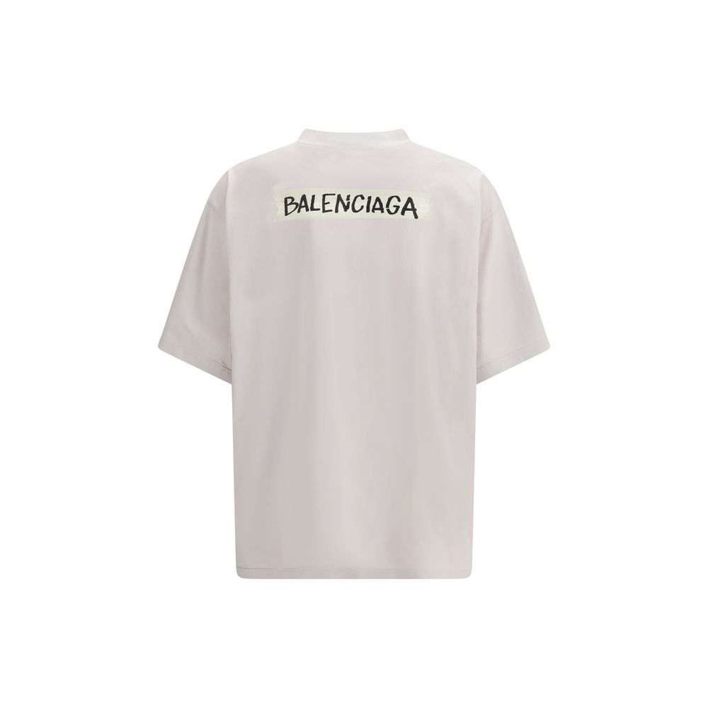 Balenciaga White Cotton T-Shirt - Image 2
