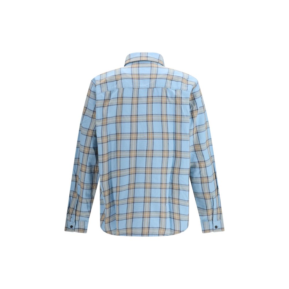 Diesel Blue Cotton Pattern Shirt - Image 2