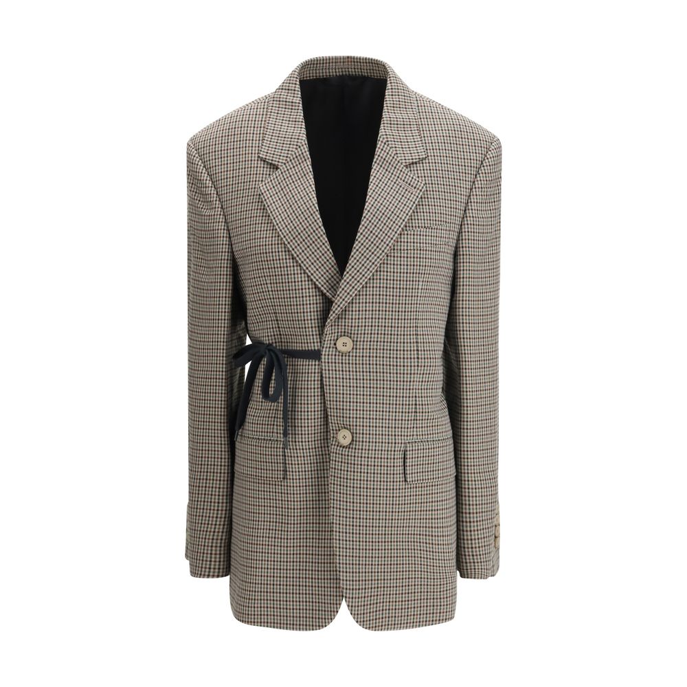 Balenciaga Multicolor Lyocell Coat