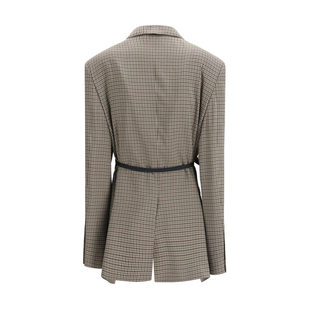 Balenciaga Multicolor Lyocell Coat - Image 2