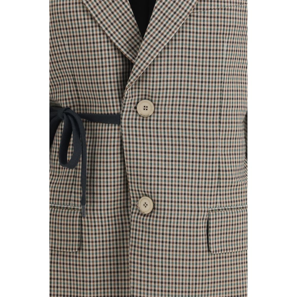 Balenciaga Multicolor Lyocell Coat - Image 3