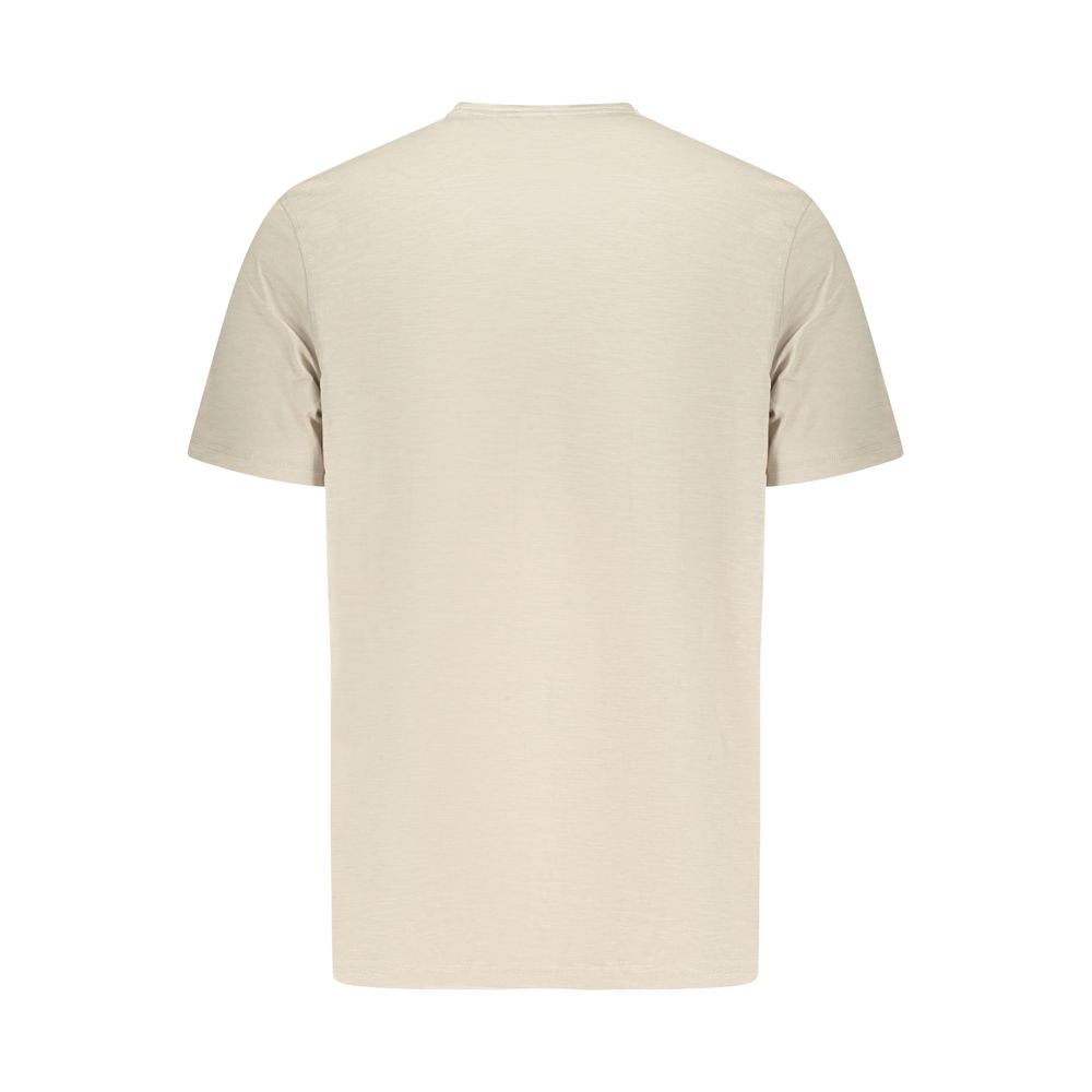 Hugo Boss Beige Cotton Men T-Shirt - Image 2