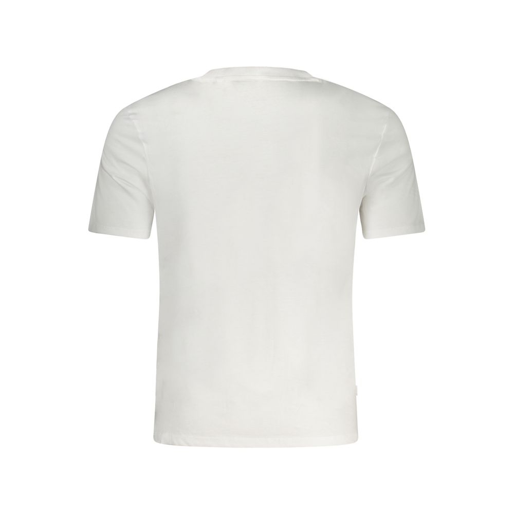 Guess Jeans Bianco Cotton Men T-Shirt - Image 2