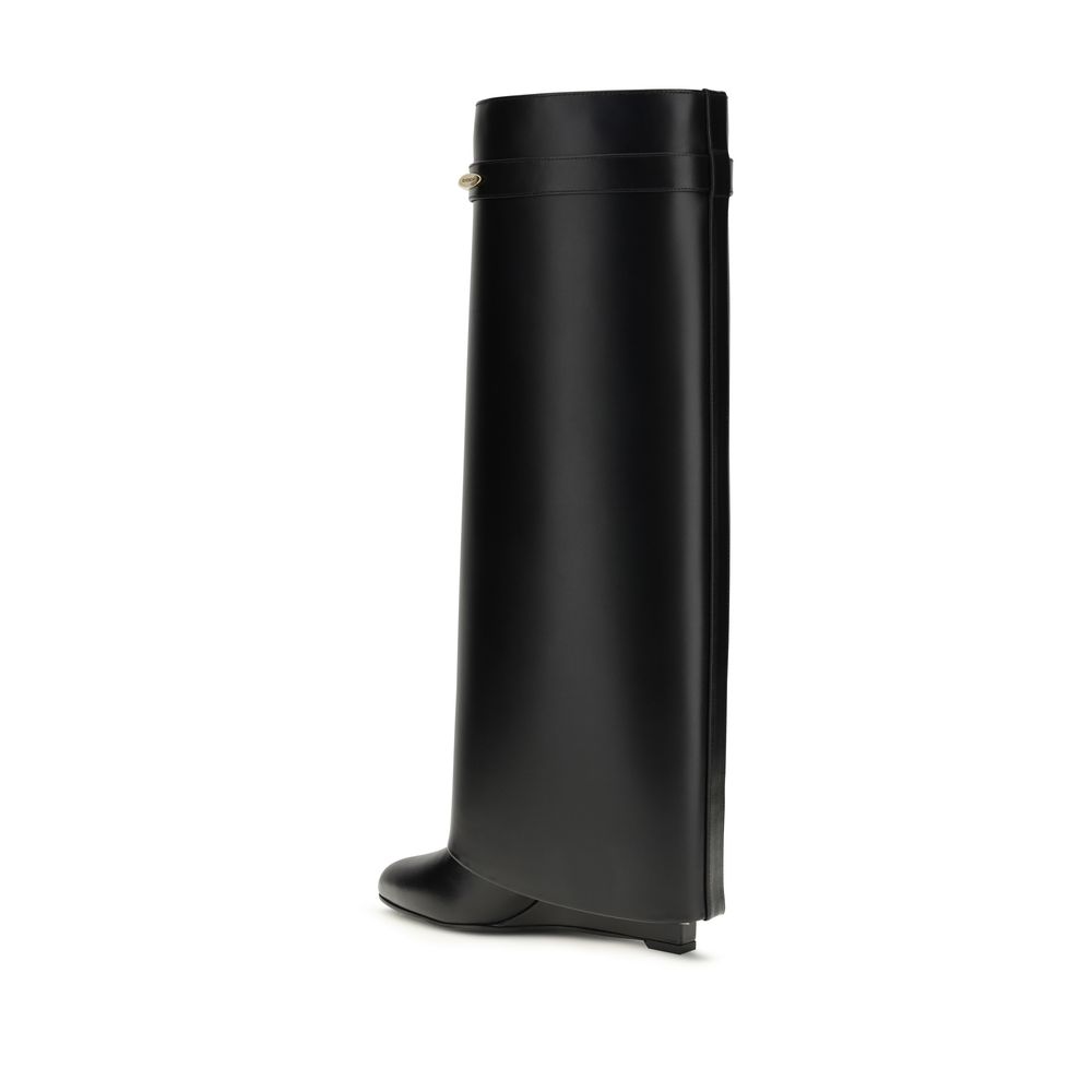 Givenchy Black Calf Leather Bos Taurus Boots - Image 3