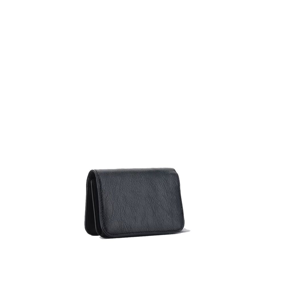 Balenciaga Black Lamb Leather Cardholder - Image 2