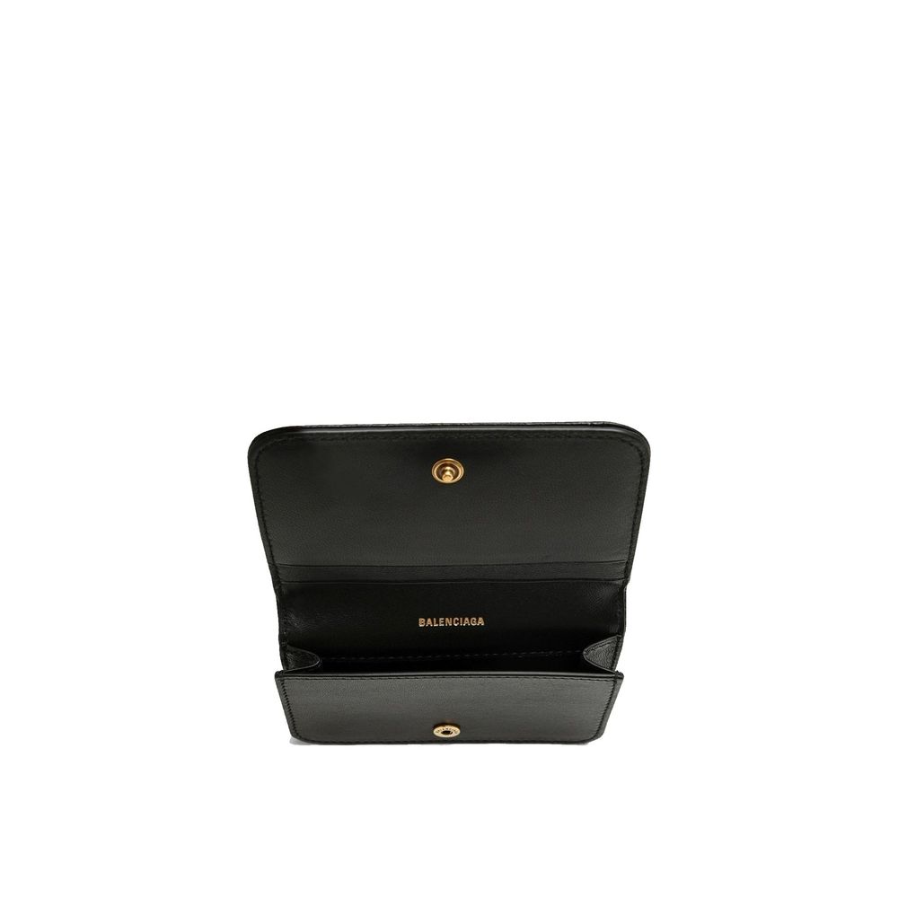 Balenciaga Black Lamb Leather Cardholder - Image 4
