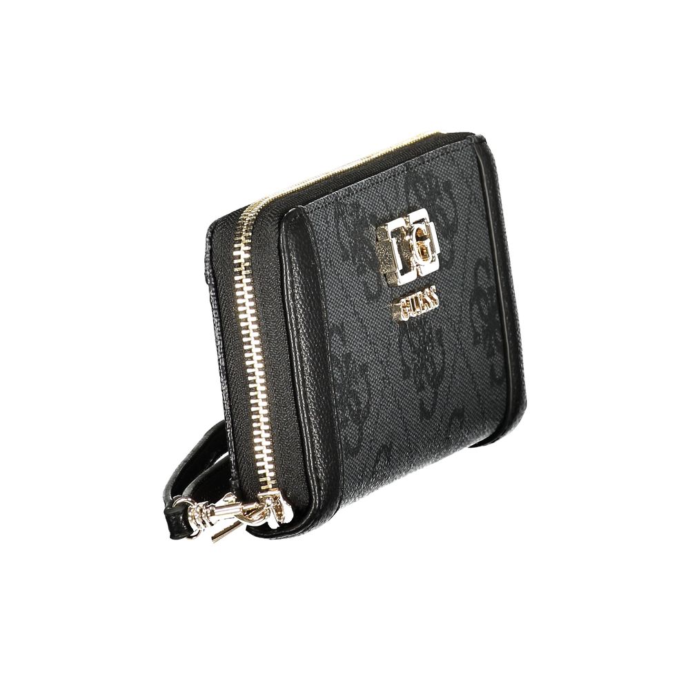 Guess Jeans Black Polyurethane Women Wallet - Image 3