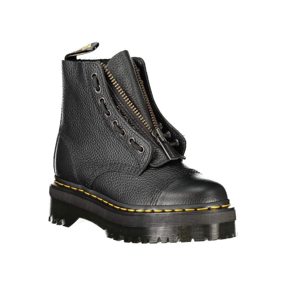Dr. Martens Black Leather Unisex Ankle Boot - Image 2