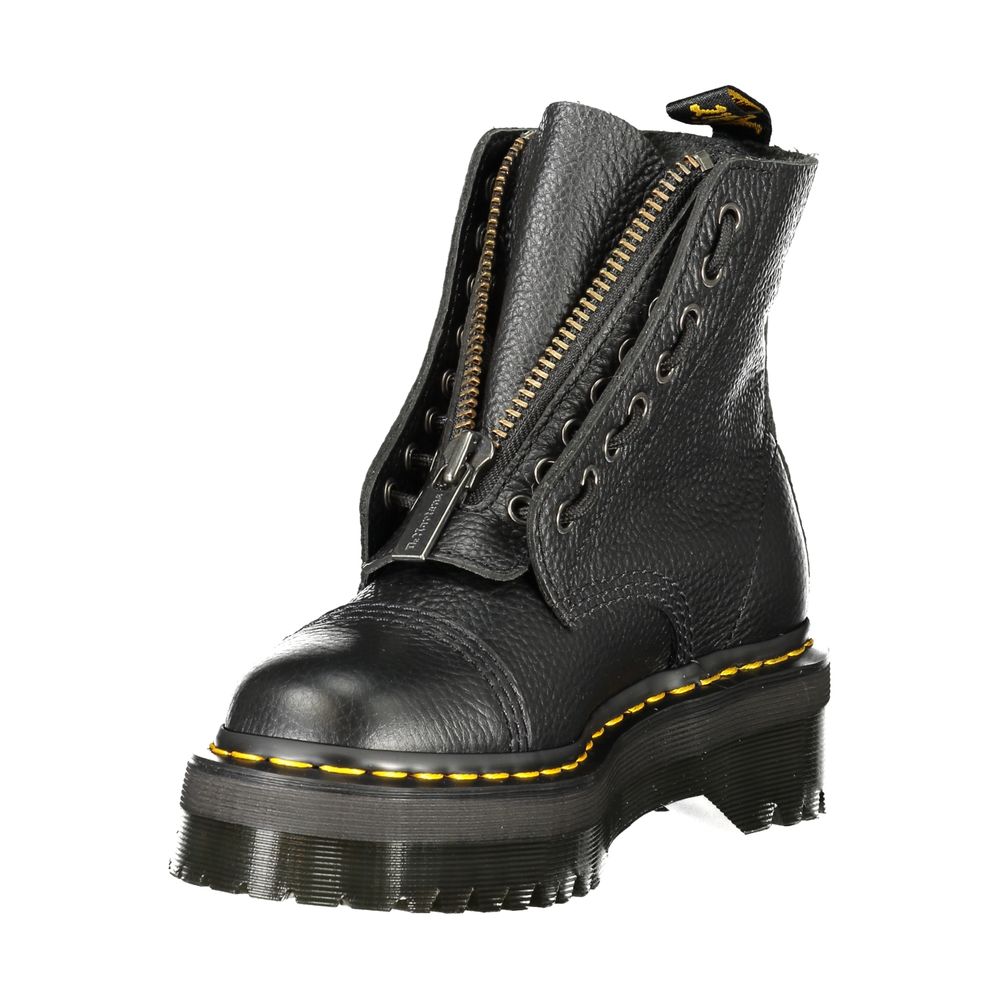 Dr. Martens Black Leather Unisex Ankle Boot - Image 3