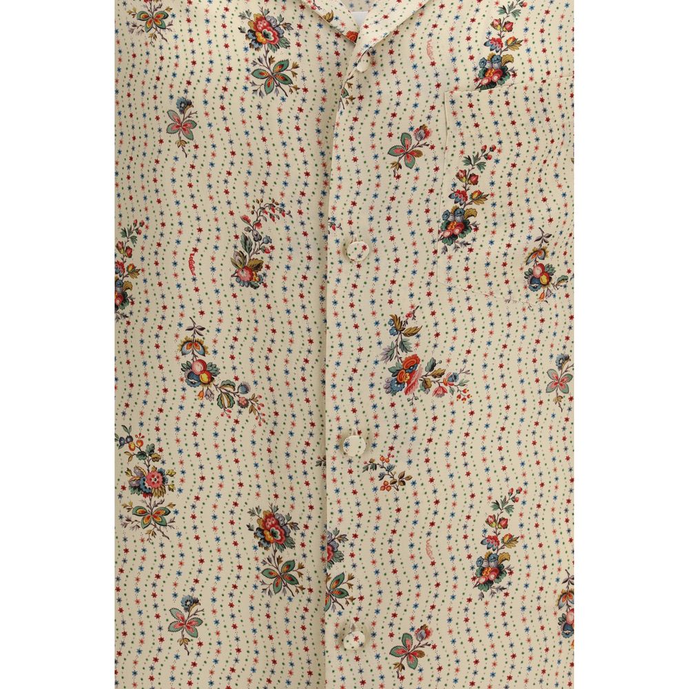 Valentino Multicolor Silk Pattern Shirt - Image 3