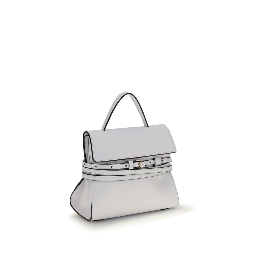 Moschino White Calf Leather Bos Taurus Handbag - Image 2