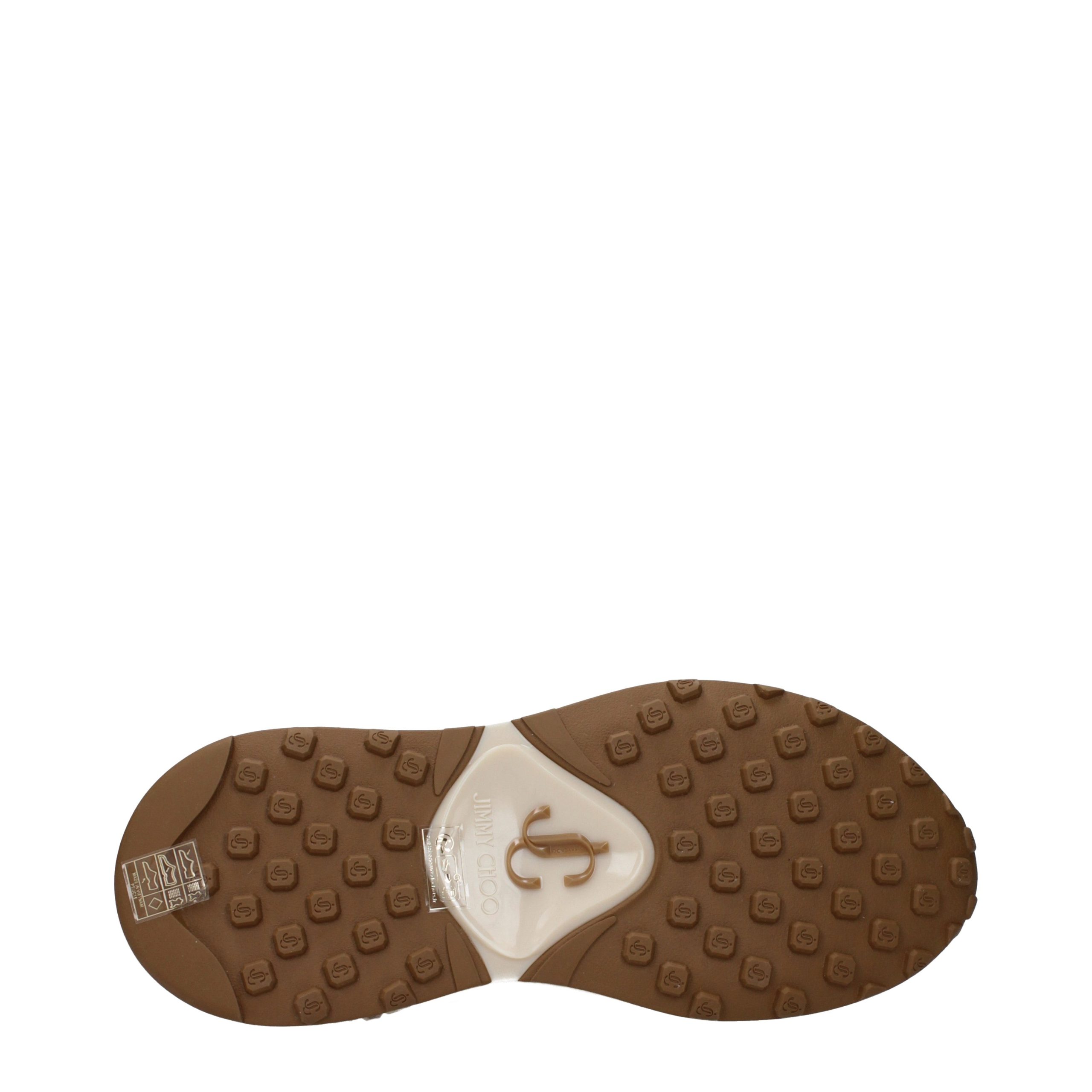 Jimmy Choo Beige Fabric Chunky Sneakers - Image 5