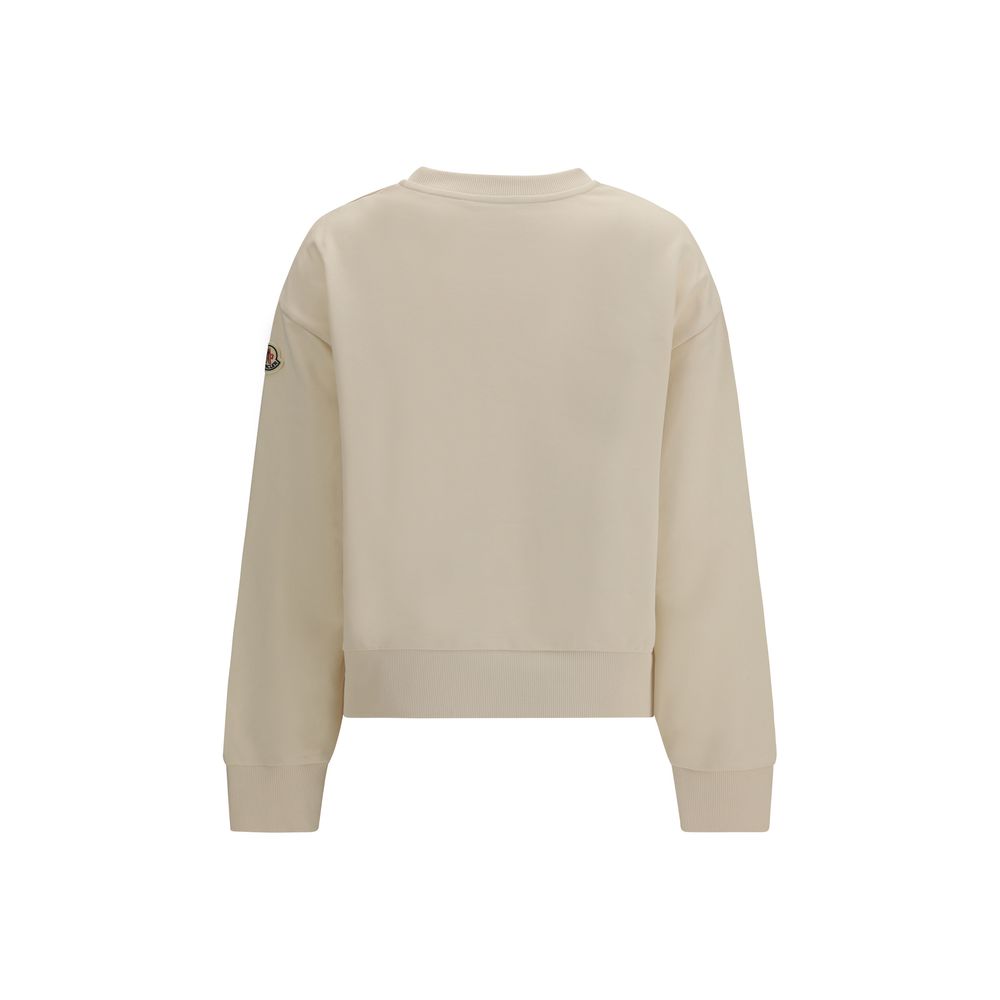 Moncler Beige Cotton Sweatshirt - Image 2