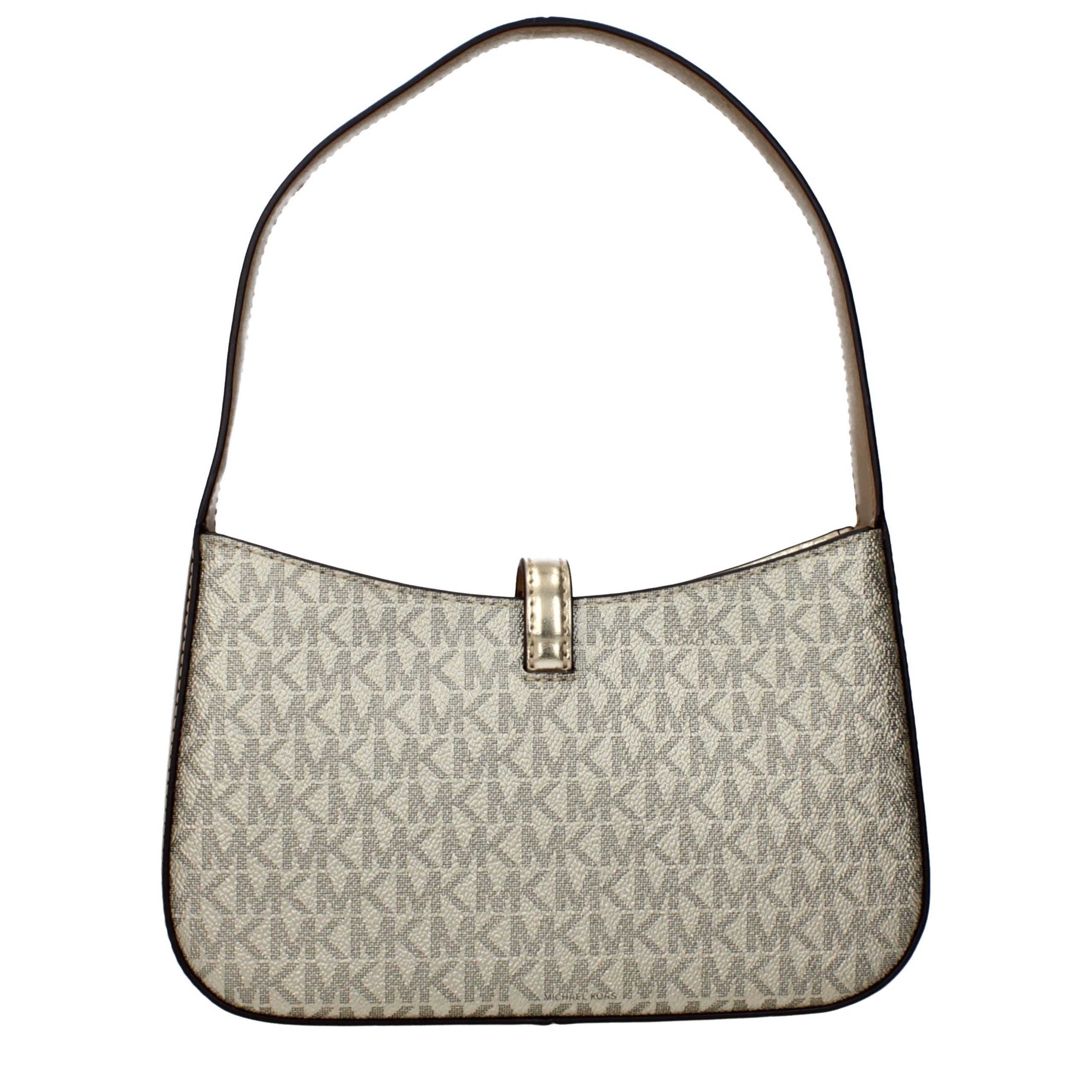 Michael Kors Gold Fabric Handbag - Image 3