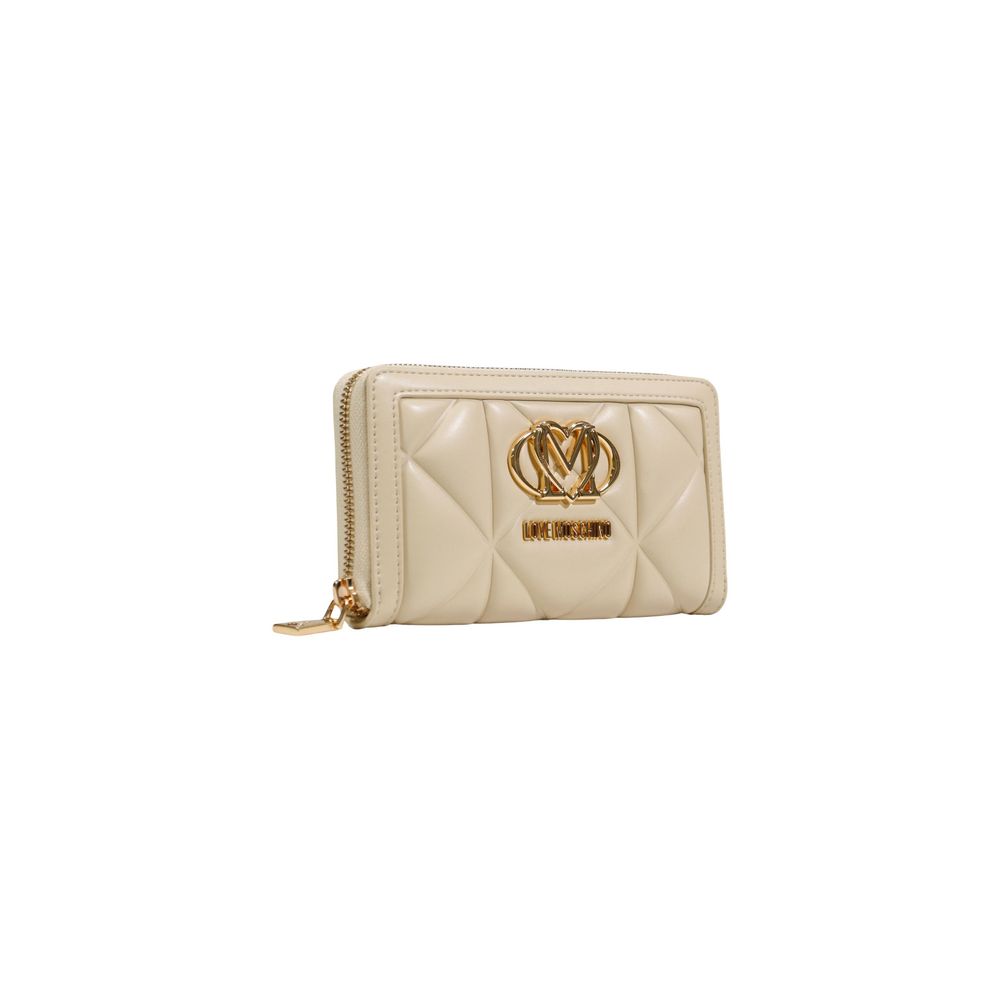 Love Moschino Cream Artificial Leather Wallet - Image 2