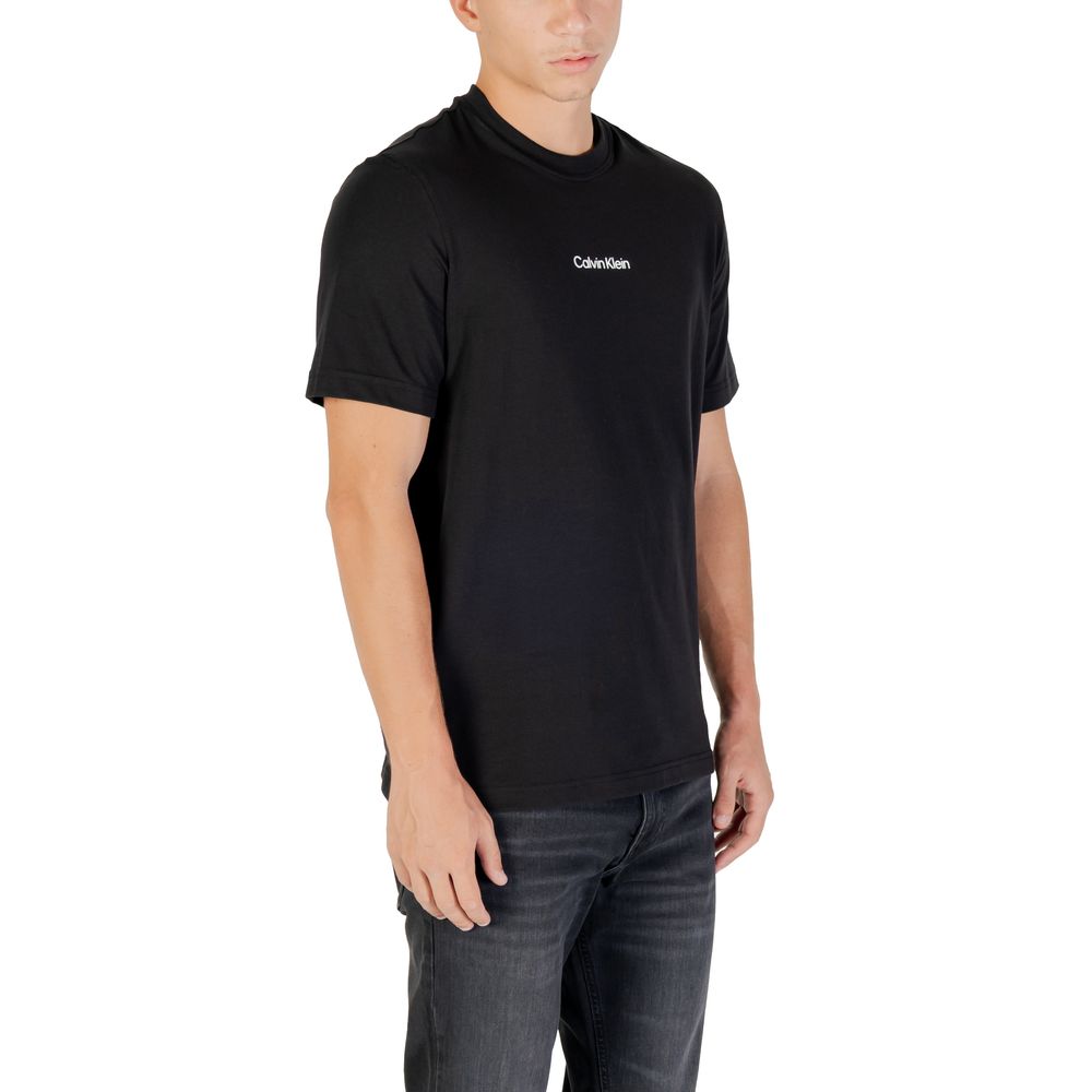 Calvin Klein Sport Black Cotton T-Shirt - Image 3