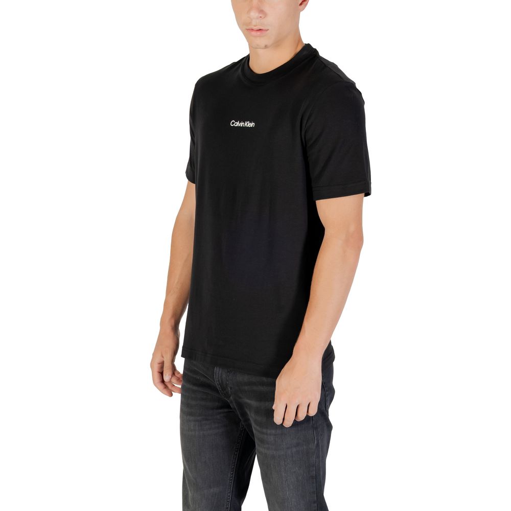 Calvin Klein Sport Black Cotton T-Shirt - Image 4