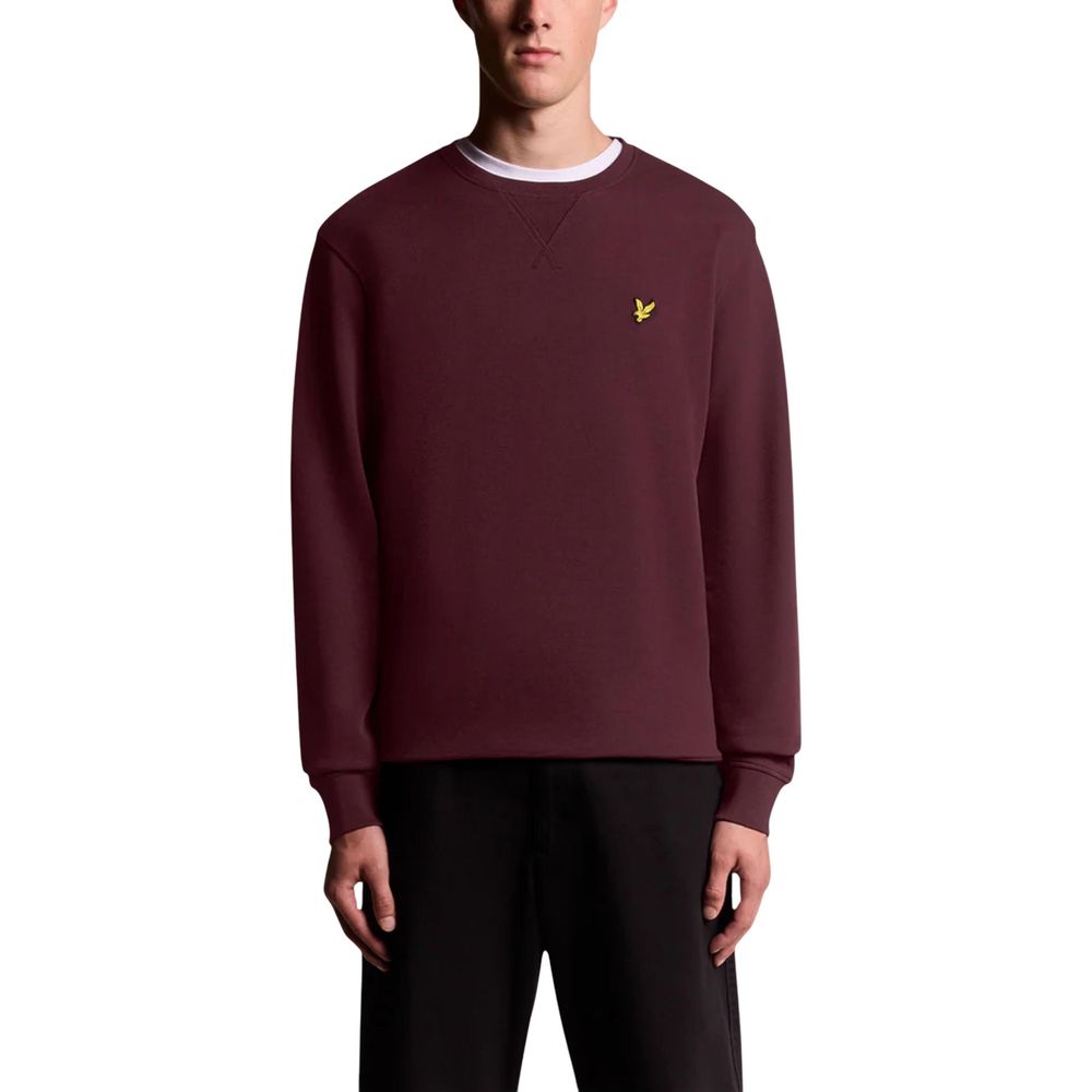 Lyle & Scott Bordeaux Cotton Sweatshirt