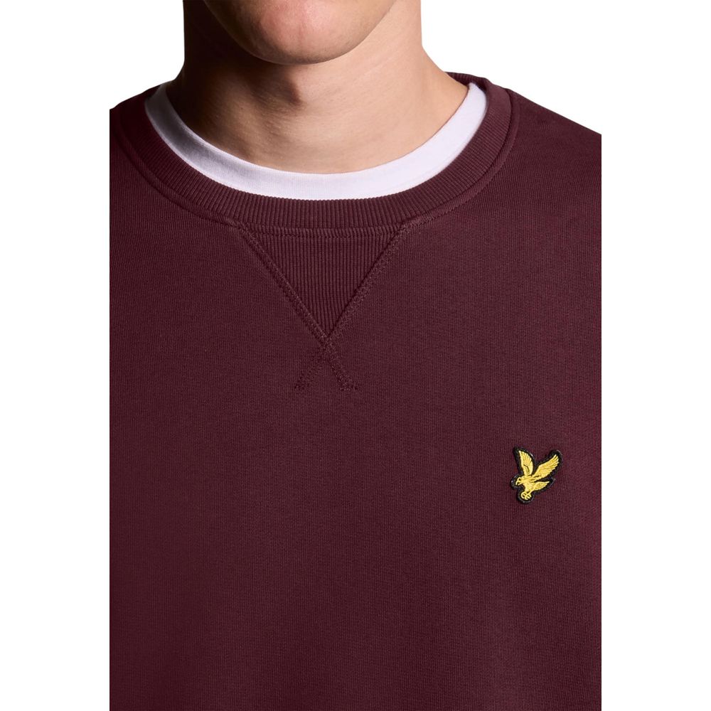 Lyle & Scott Bordeaux Cotton Sweatshirt - Image 4
