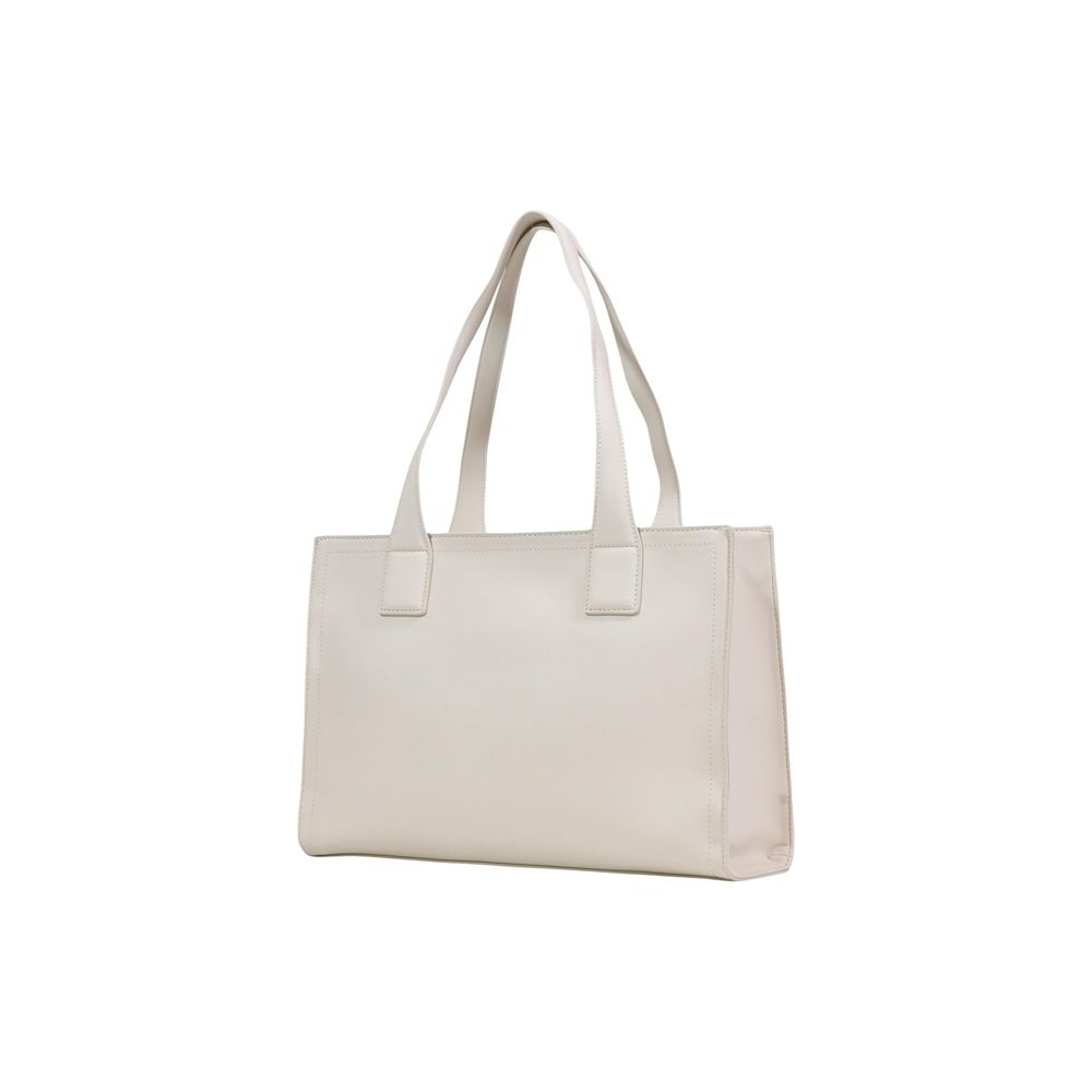Love Moschino Beige Polyethylene Handbag - Image 4