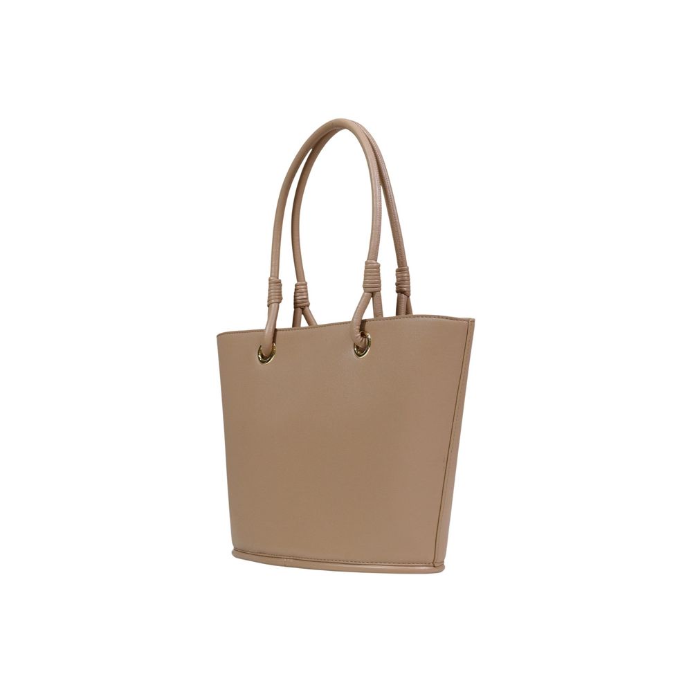 Love Moschino Beige Polyethylene Handbag - Image 4