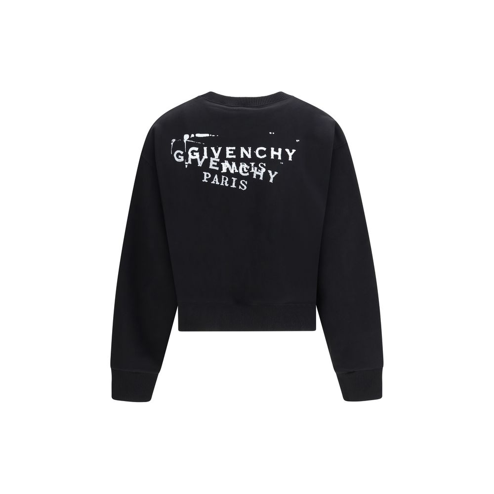Givenchy Black Cotton Sweatshirt - Image 2