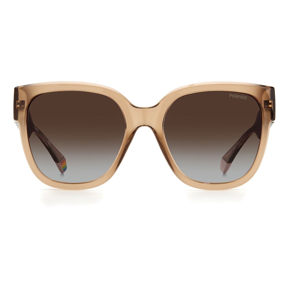 Polaroid Beige Plastic Sunglasses - Image 2