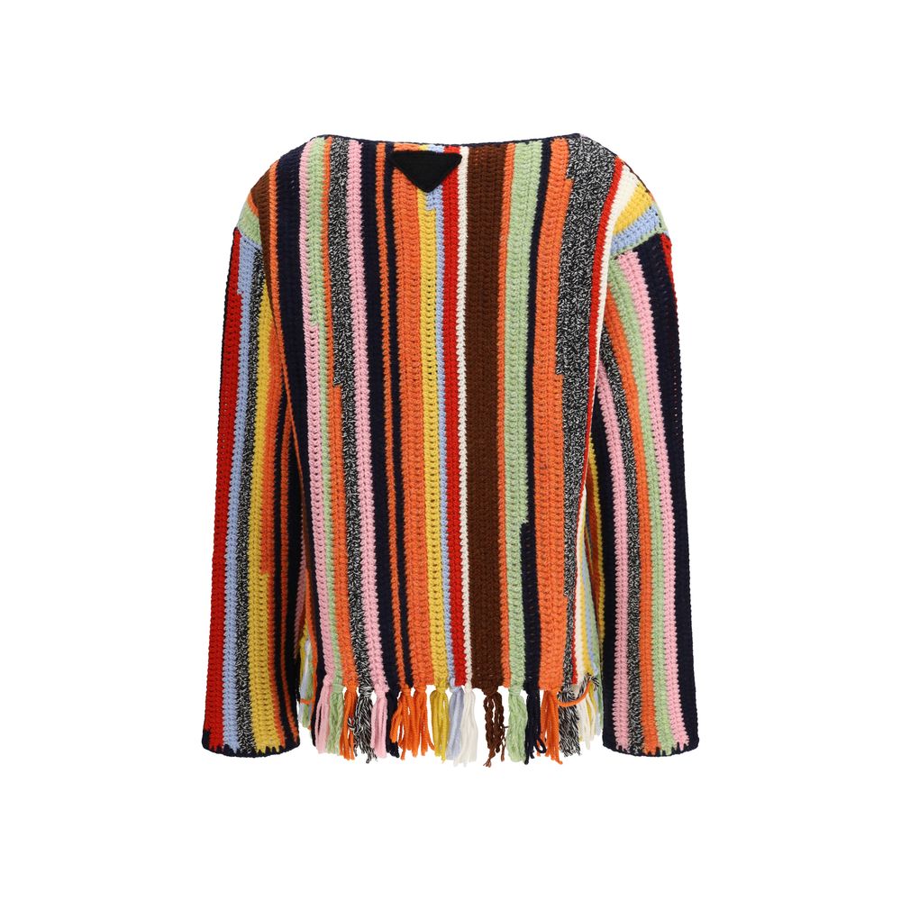 Prada Multicolor Wool Sweatshirt - Image 2