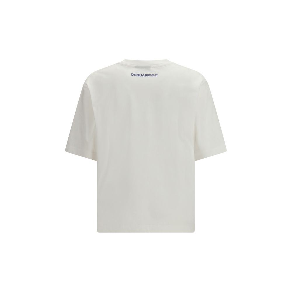 Dsquared² White Cotton T-Shirt - Image 2