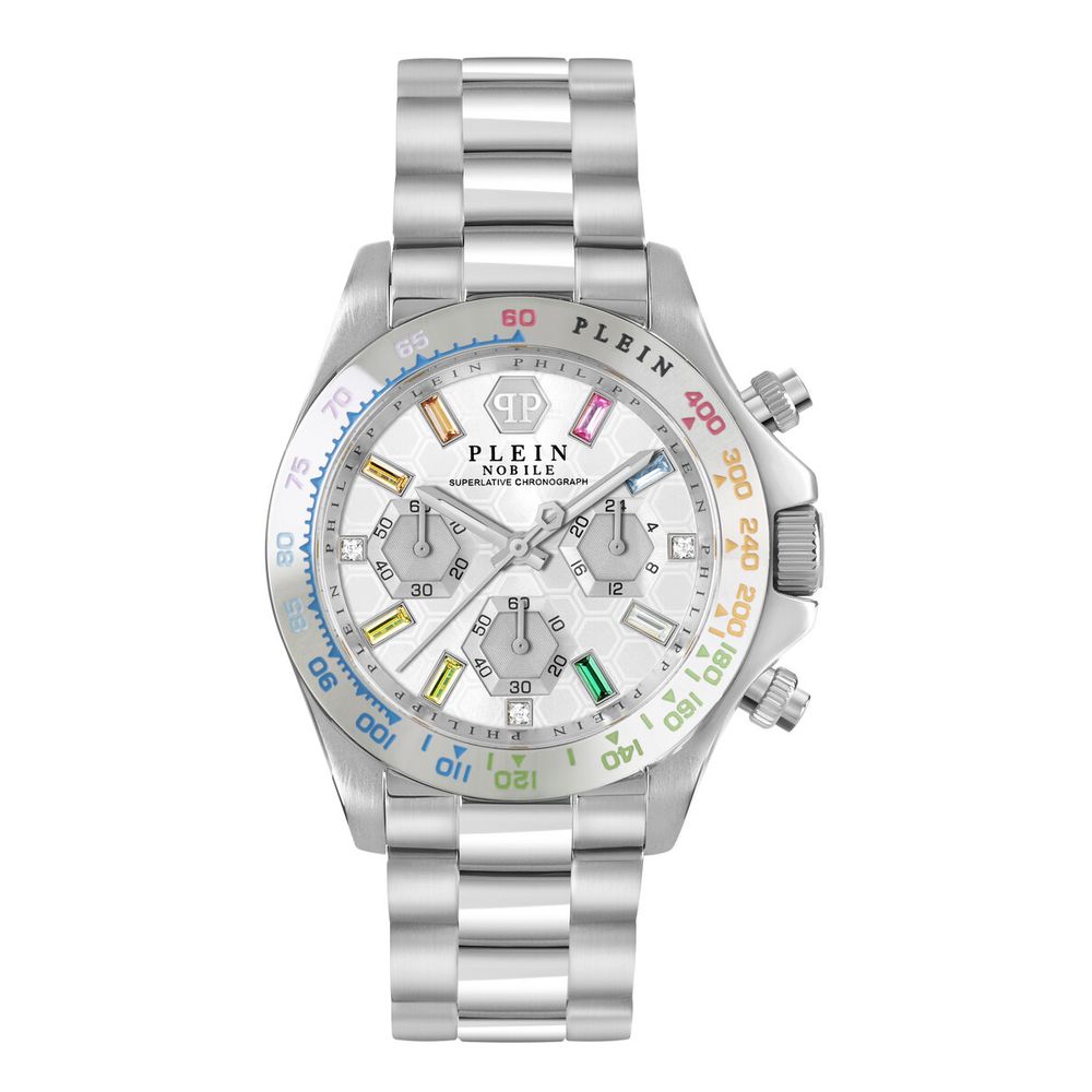 Philipp Plein Gray Stainless Steel Dress Watch