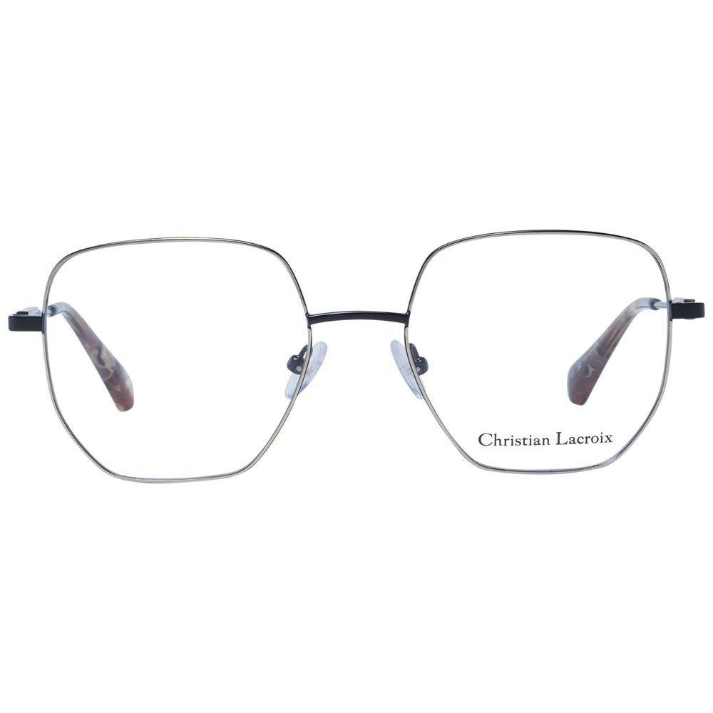 Christian Lacroix Black Stainless Steel Glasses (Frames) - Image 2