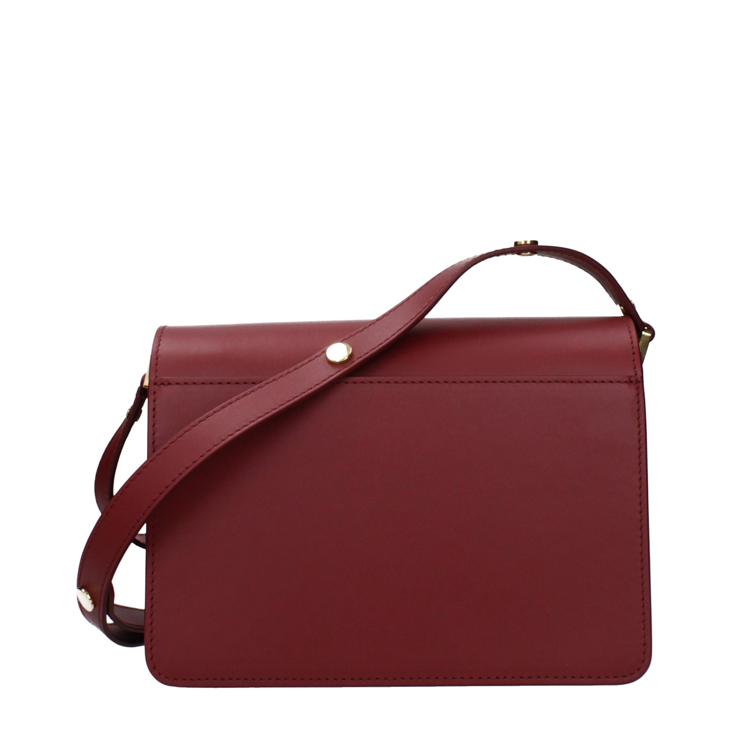 Marni Red Leather Shoulder Bag - Image 3