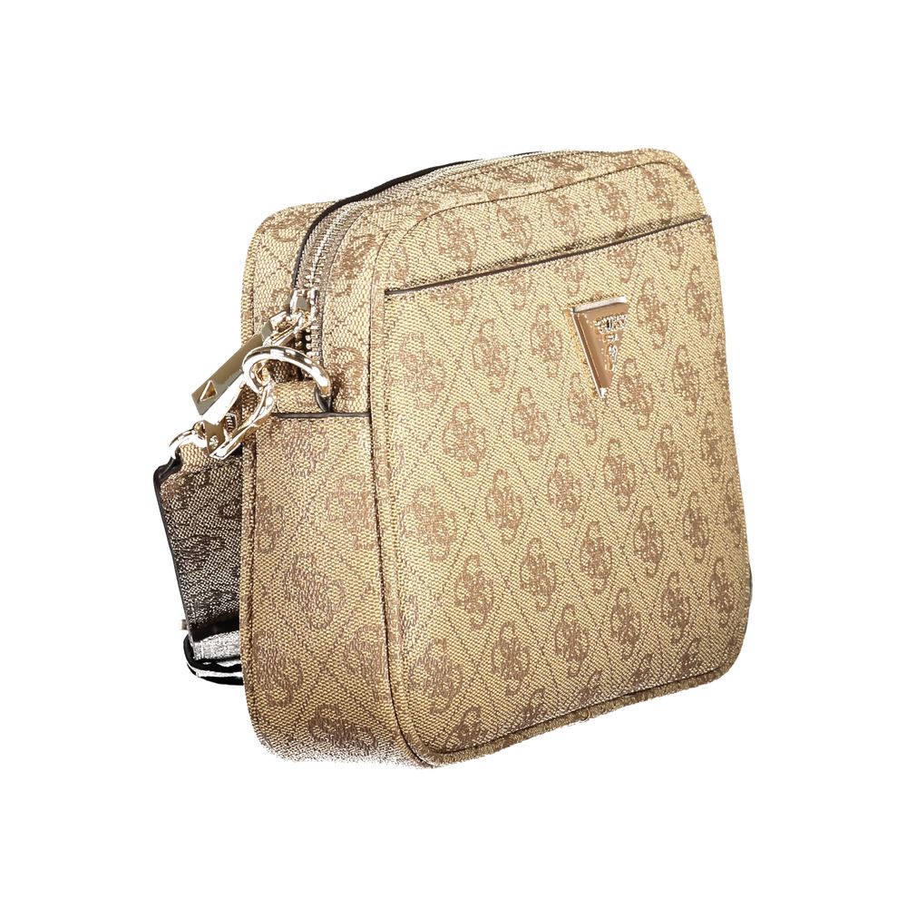 Guess Jeans Beige Polyurethane Women Handbag - Image 3