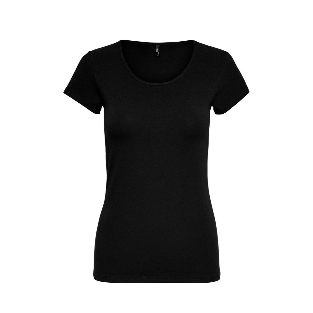 Only Black Cotton T-Shirt - Image 5