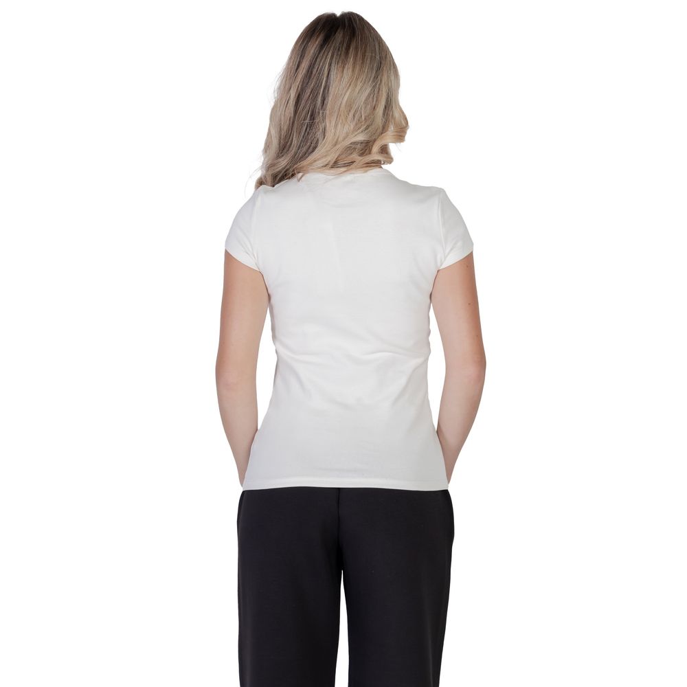 Guess Active Cream Cotton T-Shirt - Image 4