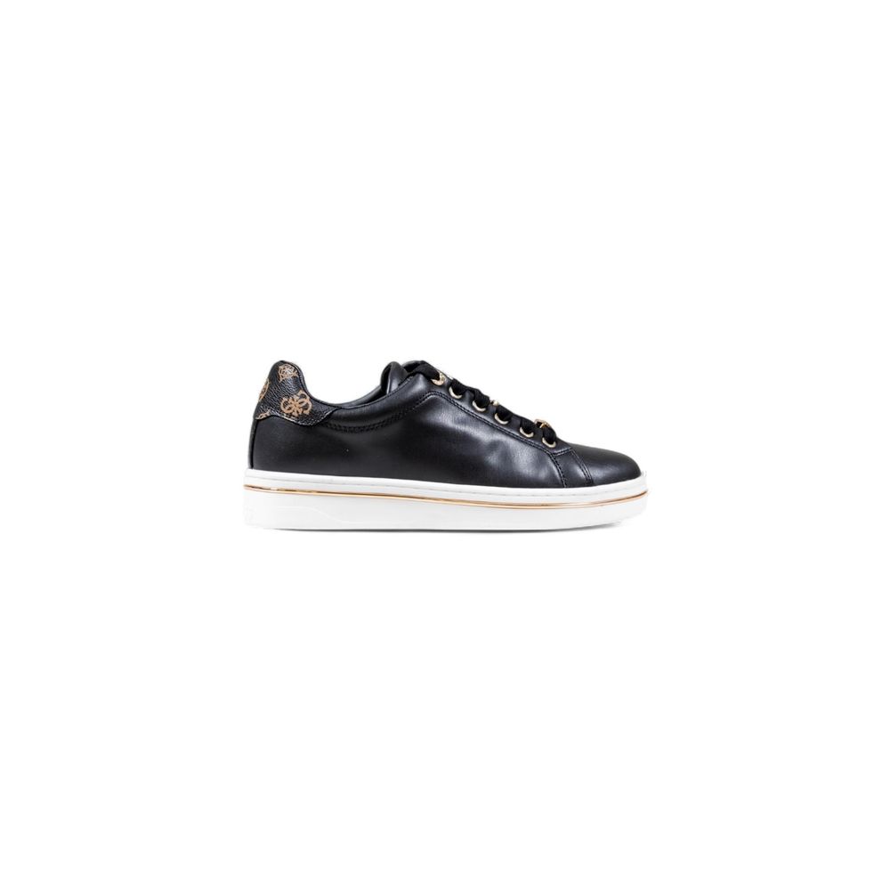 Guess Black Polyethylene Low Top Sneakers