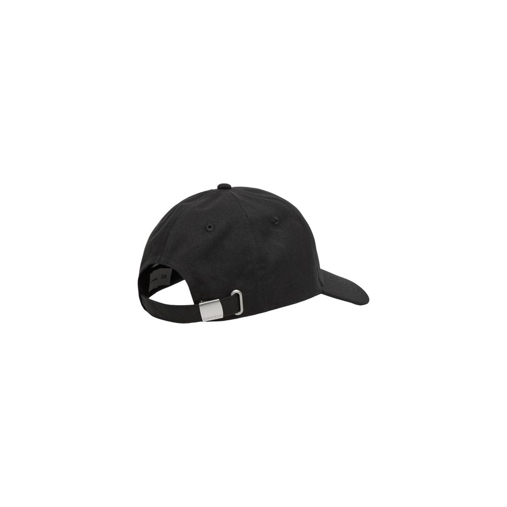Calvin Klein Jeans Black Organic Cotton Cap (Baseball Hat) - Image 2