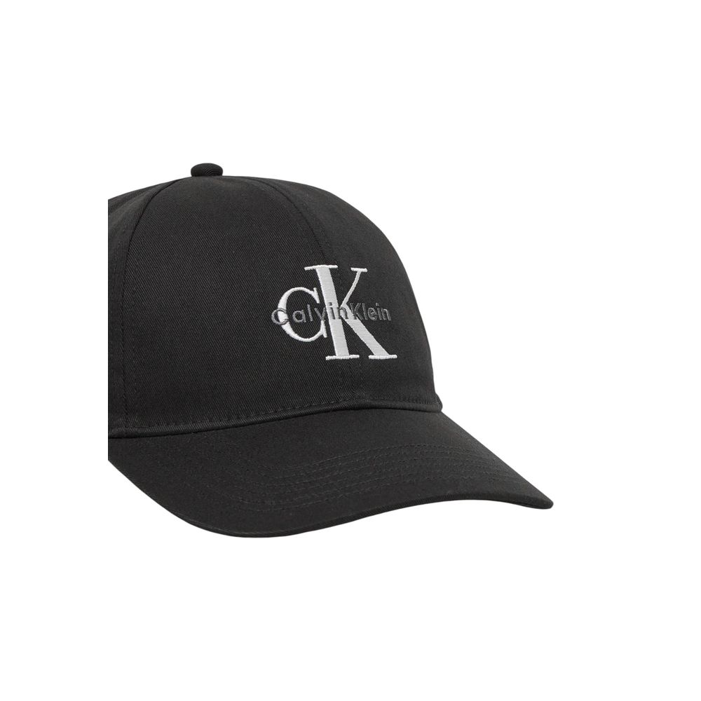 Calvin Klein Jeans Black Organic Cotton Cap (Baseball Hat) - Image 3