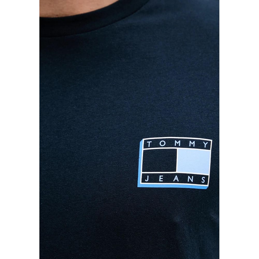 Tommy Hilfiger Jeans Blue Recycled Cotton T-Shirt - Image 4