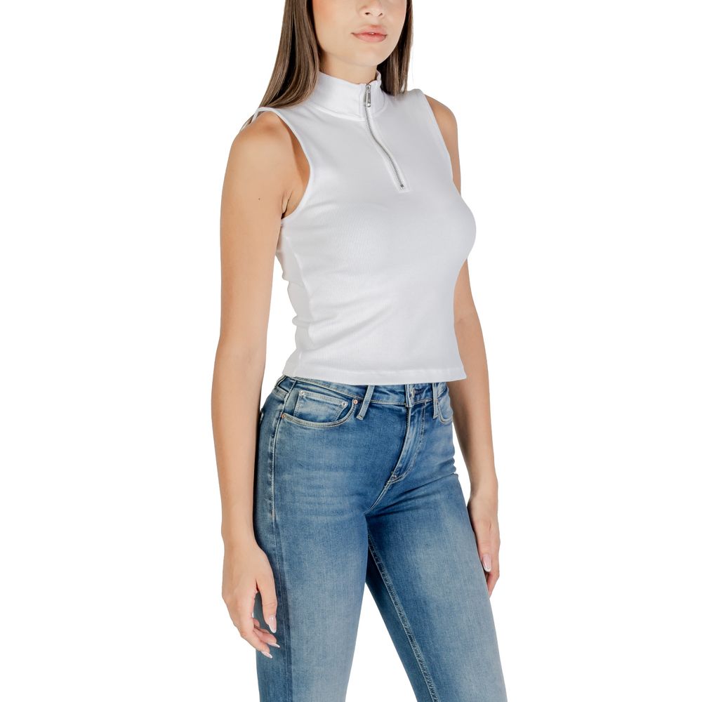 Calvin Klein Jeans White Cotton Top - Image 3