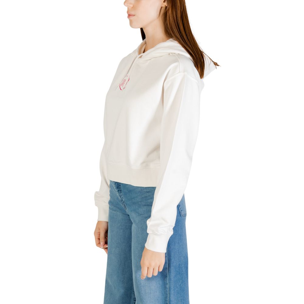 Tommy Hilfiger Jeans Cream Recycled Cotton Hoodie - Image 3