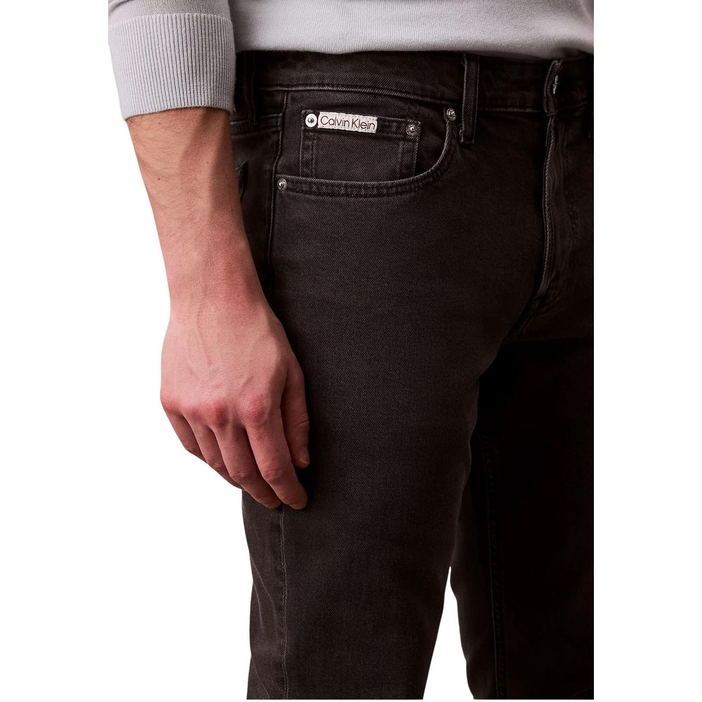 Calvin Klein Jeans Black Cotton Skinny Jeans - Image 4