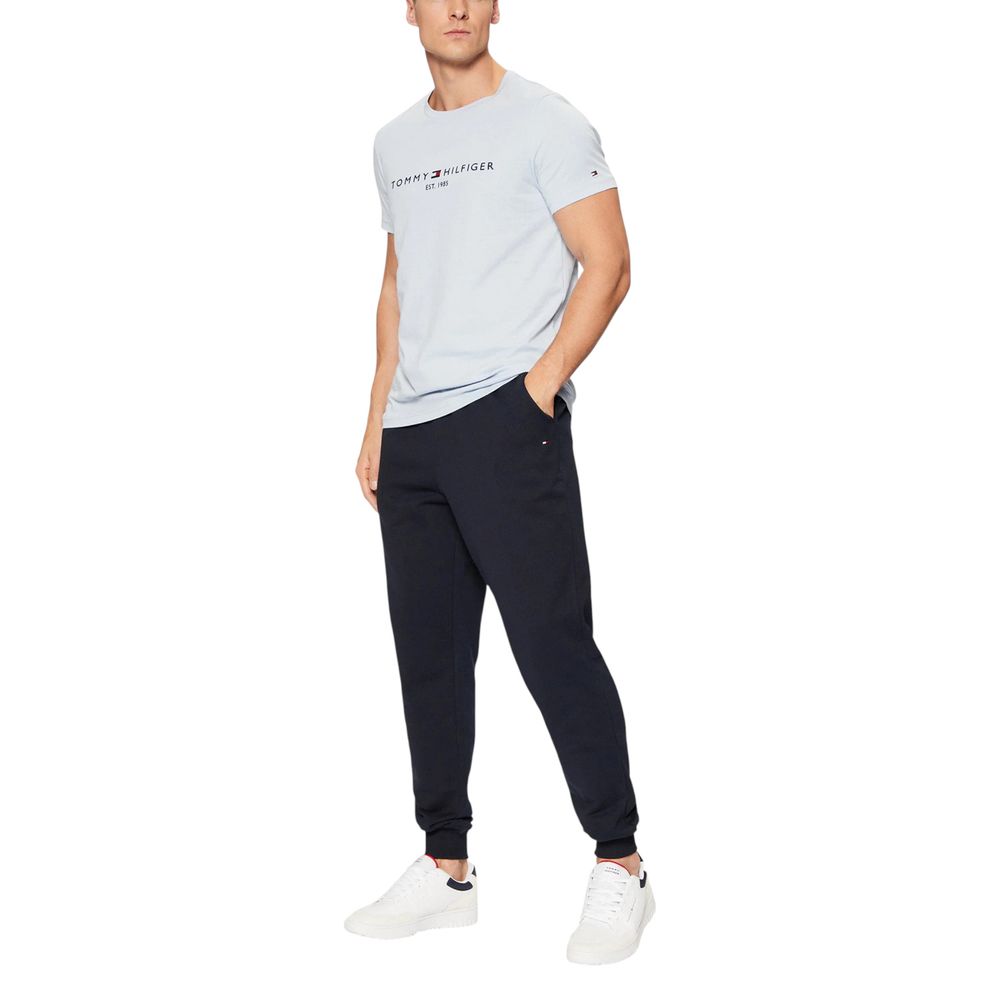 Tommy Hilfiger Blue Cotton Joggers (Workout Pants) - Image 3