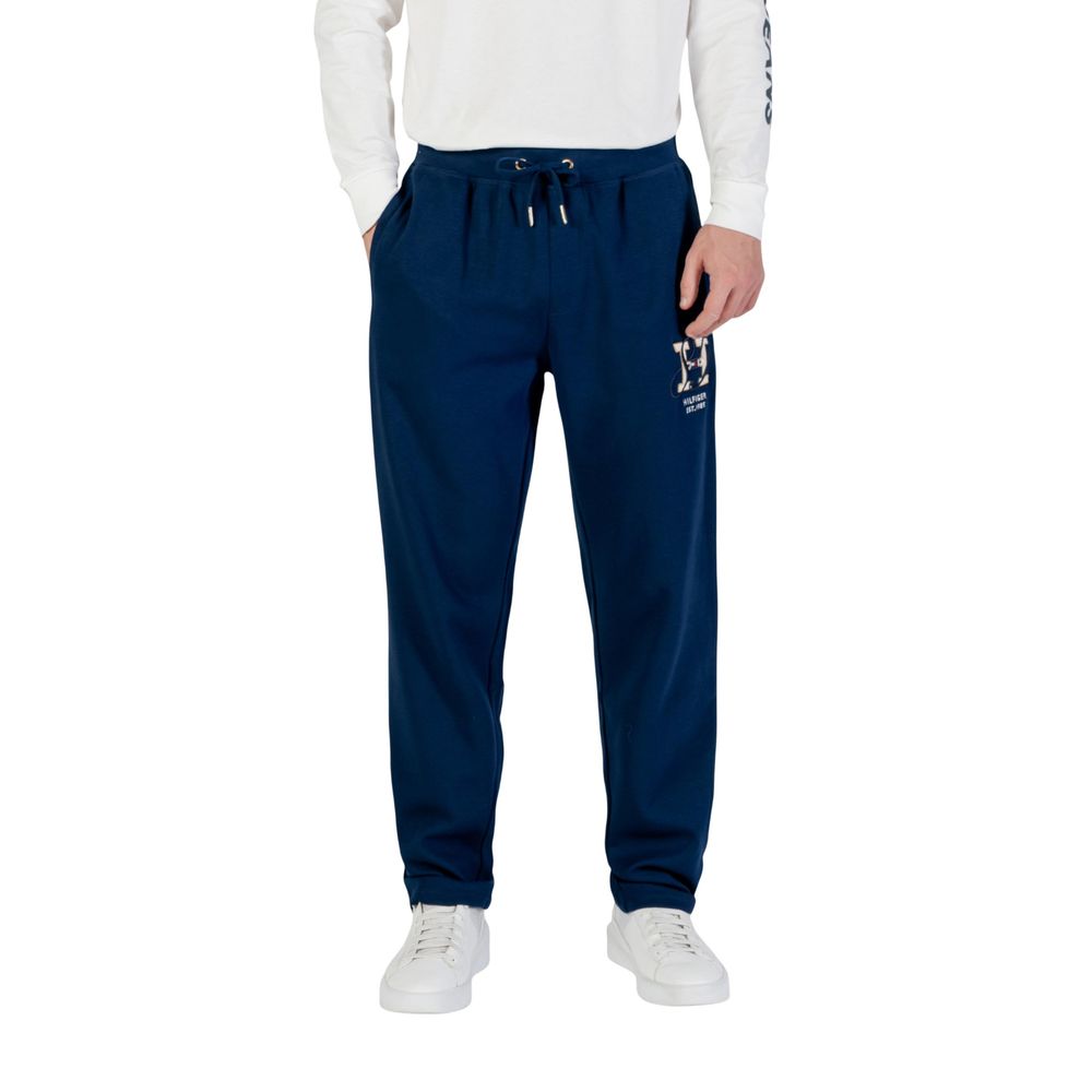Tommy Hilfiger Blue Recycled Cotton Joggers (Workout Pants) - Image 3